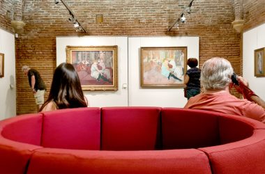 En visite au musée Toulouse-Lautrec, Albi