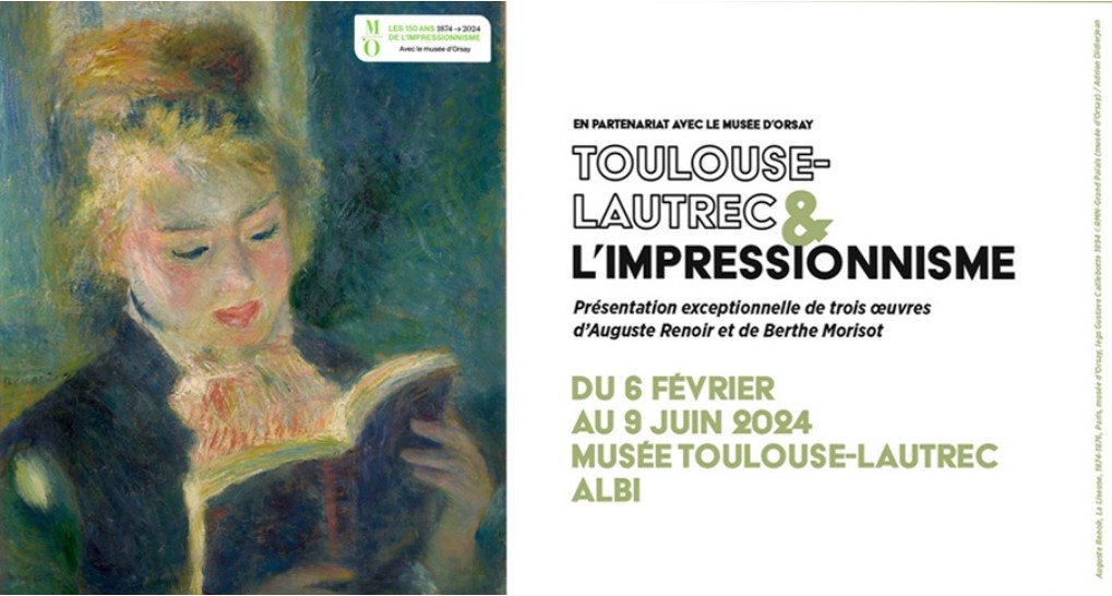Toulouse-lautrec et l'impressionnisme  A Albi du 6 février au 9 juin