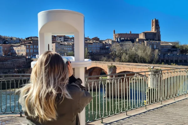 El Pont-vieux d'Albi en realidad aumentada con Timescope