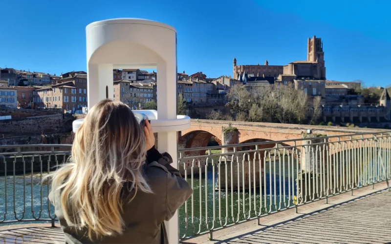 De Pont-vieux d'Albi in augmented reality met Timescope