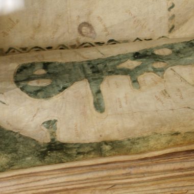 The Mappa Mundi of Albi, medieval map of the 8th century, registered in the UNESCO Memory of the World register