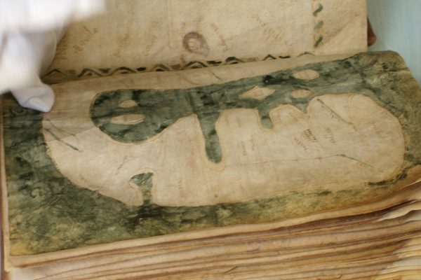 阿爾比的 Mappa Mundi，八世紀的中世紀地圖，已列入聯合國教科文組織世界記憶名錄