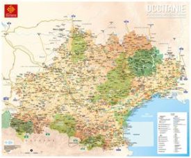 Occitania - Mappa turistica
