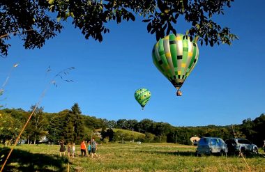 Around Albi, hot air balloon flight - Ségala